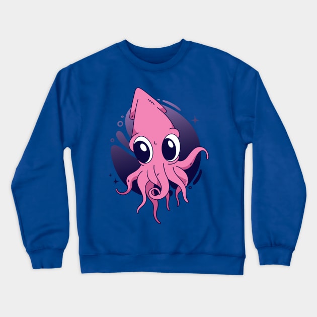 Cute Octopus Crewneck Sweatshirt by MajorCompany